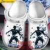 Personalized Marvel Studio Black Panther White Crocs Shoes.jpg