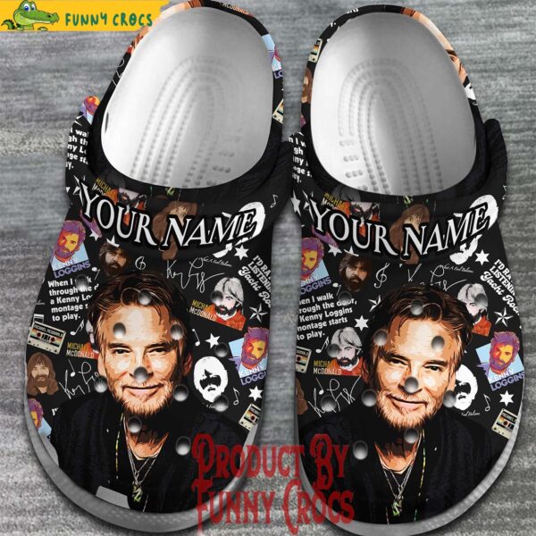 Personalized Michael Mcdonal Black Crocs 2.jpg