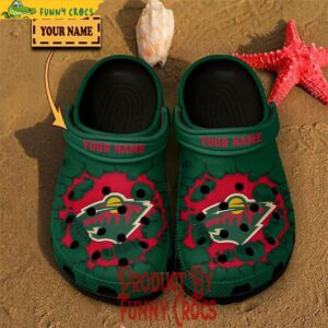 Personalized Minnesota Wild Green Crocs 1.jpg