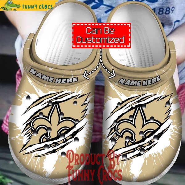 Personalized Orleans Saints Crocs Shoes 1.jpg