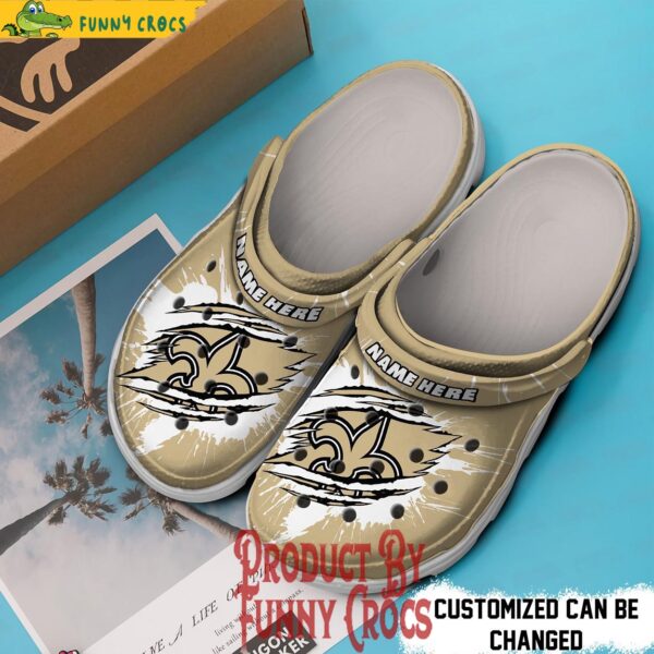 Personalized Orleans Saints Crocs Shoes 2.jpg