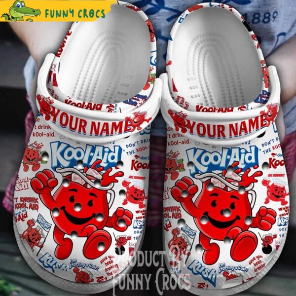 Personalized Red Kool Aid Crocs Shoes 2.jpg