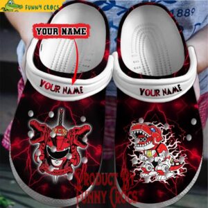 Personalized T Rex Power Rangers Crocs Shoes 1.jpg