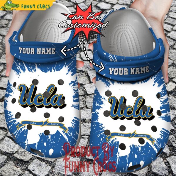 Personalized UCLA Bruins Logo Crocs Shoes 1.jpg