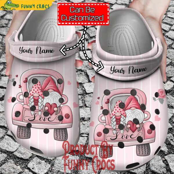 Personalized Valentines Day Gnomes Truck Crocs Shoes 1.jpg