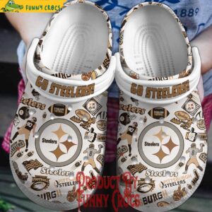 Pittsburgh Steelers Football Palomino Styles Crocs Shoes 1.jpg