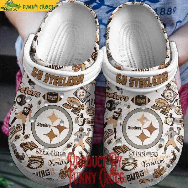 Pittsburgh Steelers Football Palomino Styles Crocs Shoes 1.jpg