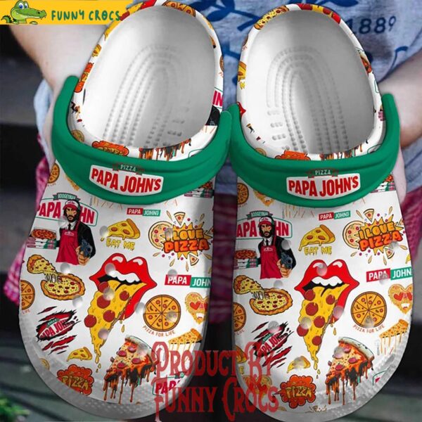 Pizza Papa Johns Wick Crocs Shoes 1.jpg