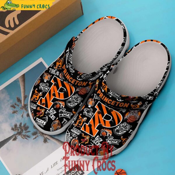 Princeton Tigers Logo Basketball Crocs For Adults 2.jpg