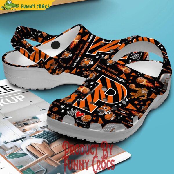 Princeton Tigers NCAA Black Crocs Shoes 2.jpg