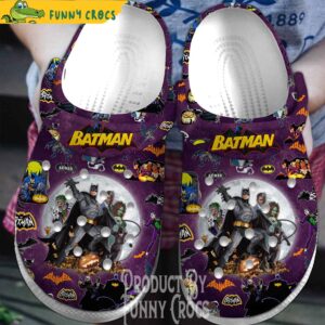 Purple Halloween Moon Batman Crocs Shoes 1.jpg