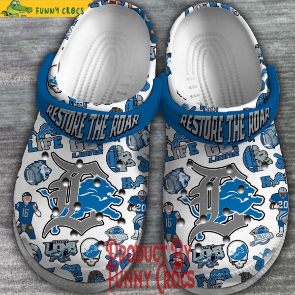 Restore The Road Detroit Lions White Crocs 1.jpg