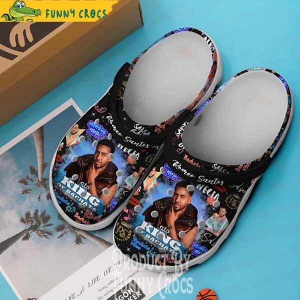 Romeo Santos King Of Bachata Crocs Clogs 2.jpg