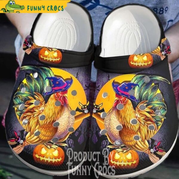 Roosters Chicken Halloween Crocs.jpg