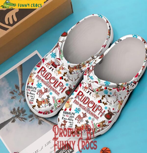 Rudolph The Red Nosed Reindeer Christmas Crocs 2.jpg