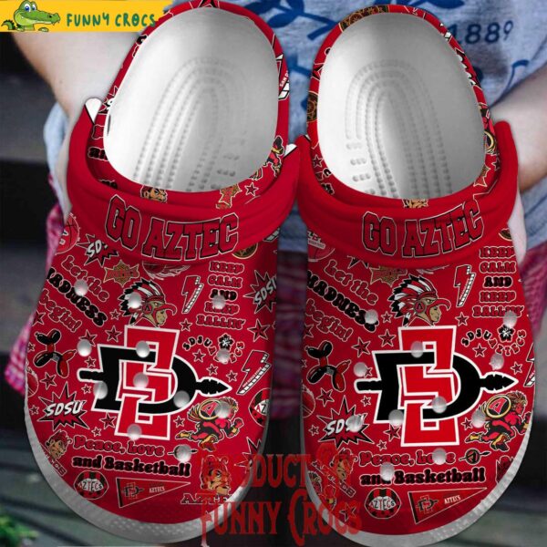 San Diego State Aztecs NCAA Crocs For Adults 1.jpg