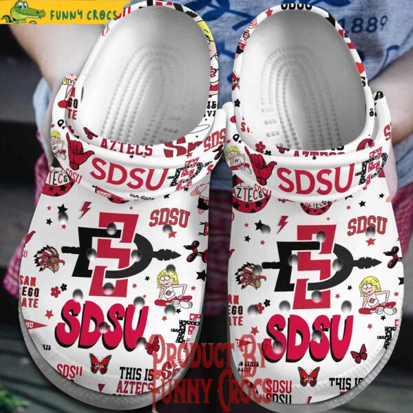 San Diego State Aztecs SDSU Crocs Shoes 1.jpg