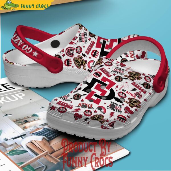 San Diego State Aztecs This Is Aztecs Country Crocs Shoes 3.jpg