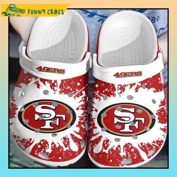 San Francisco 49Ers Crocs Crocband Clog Shoes.jpg