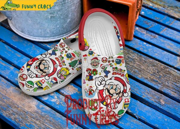 Santa Mario Christmas Crocs Shoes Clogs 2.jpg