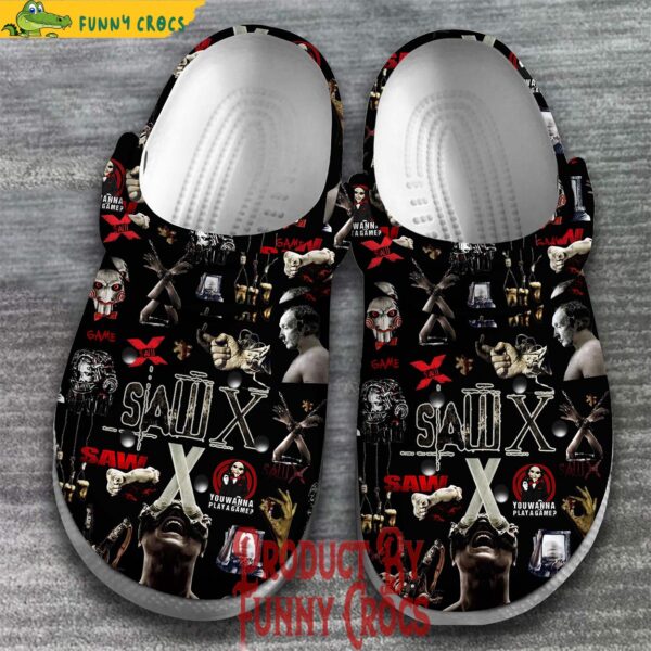 Saw X Movie Black Crocs Shoes 2.jpg