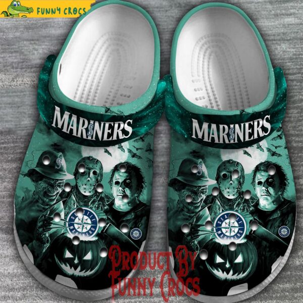 Seattle Mariners Halloween Crocs Shoes 2.jpg