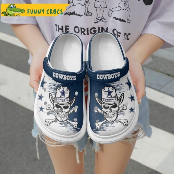 Skull Dallas Cowboys Crocs Slippers 1.jpg