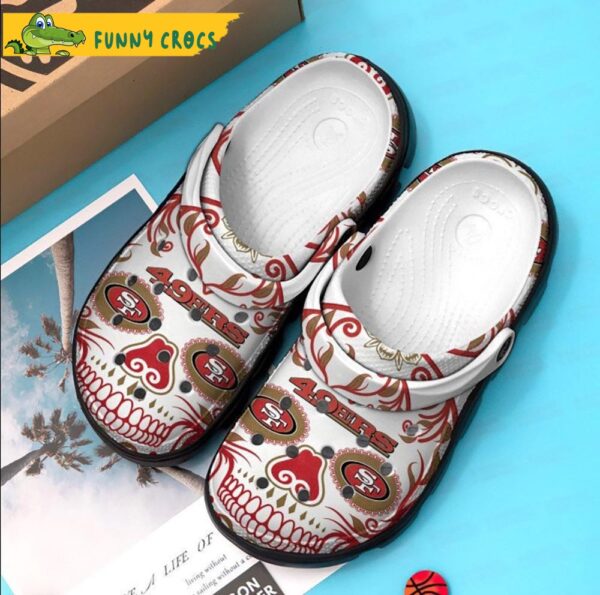 Skull SF 49Ers Crocs Clog Shoes.jpg