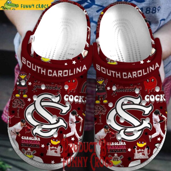 South Carolina Gamecocks Baseball Crocs For Adults 1.jpg