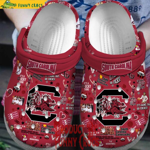 South Carolina Gamecocks Basketball Crocs Shoes 1.jpg