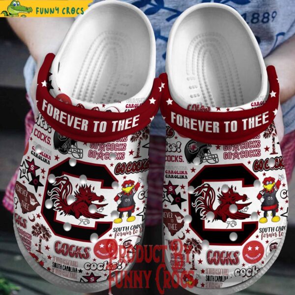 South Carolina Gamecocks Forever To Thee Crocs Shoes 1.jpg