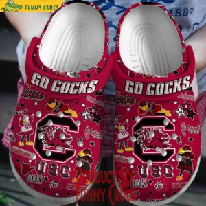 South Carolina Gamecocks USC Football Crocs Shoes 1.jpg