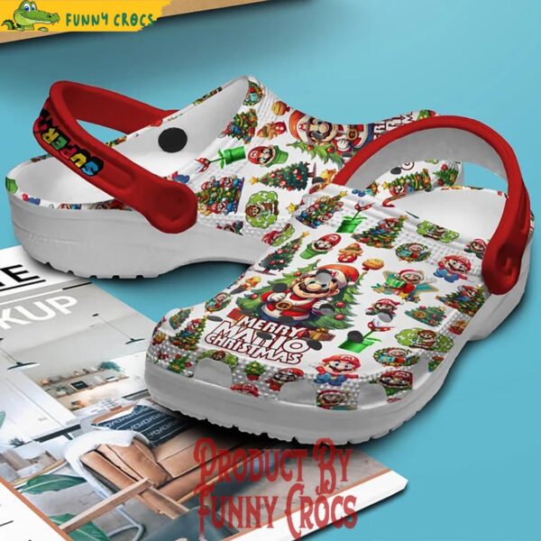 Super Mario Merry Mario Christmas Crocs Shoes 3 1.jpg