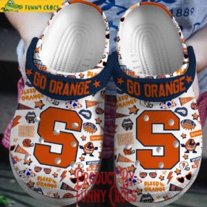 Syracuse Bleed Orange Crocs Shoes 1.jpg