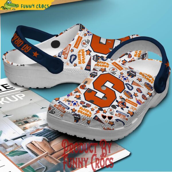 Syracuse Bleed Orange Crocs Shoes 2.jpg