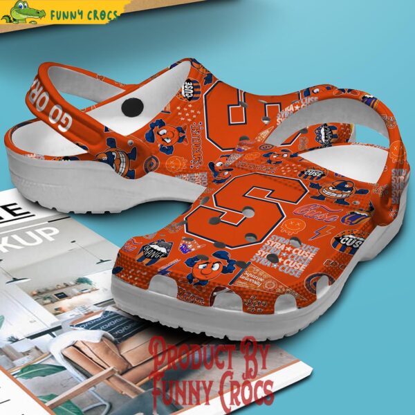 Syracuse Orange Football Crocs Shoes 2.jpg