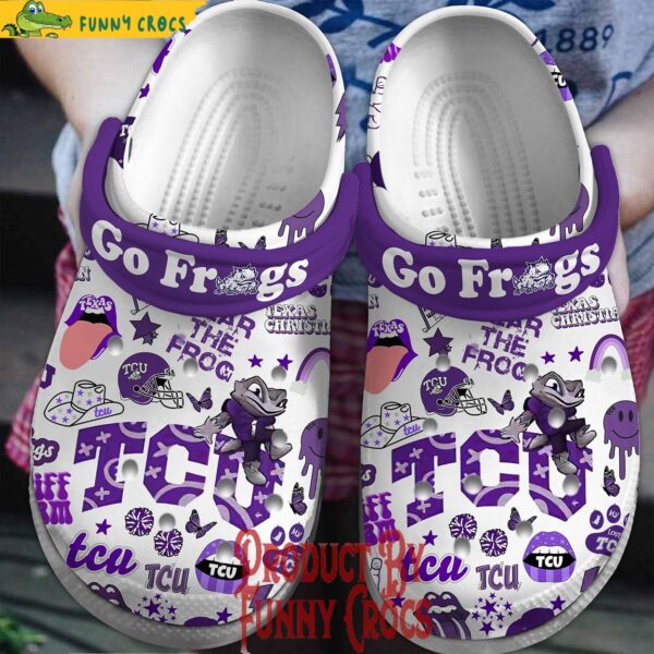 TCU Horned Frogs Fear The Frog Crocs Shoes 1.jpg