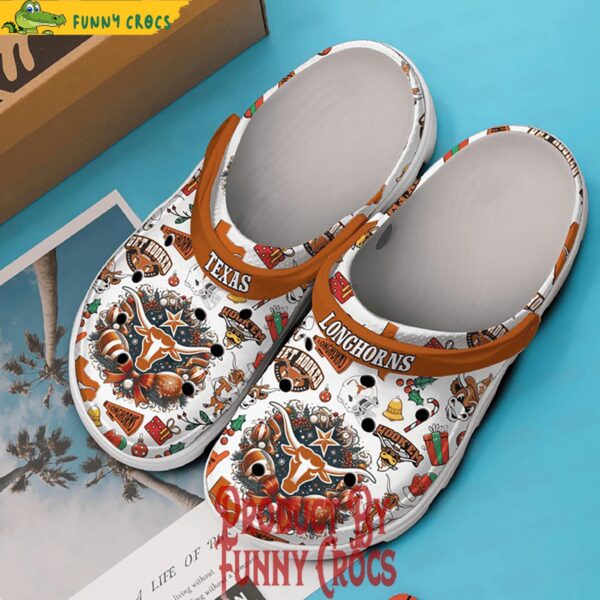 Texas Longhorn Christmas Crocs Shoes 2 1.jpg