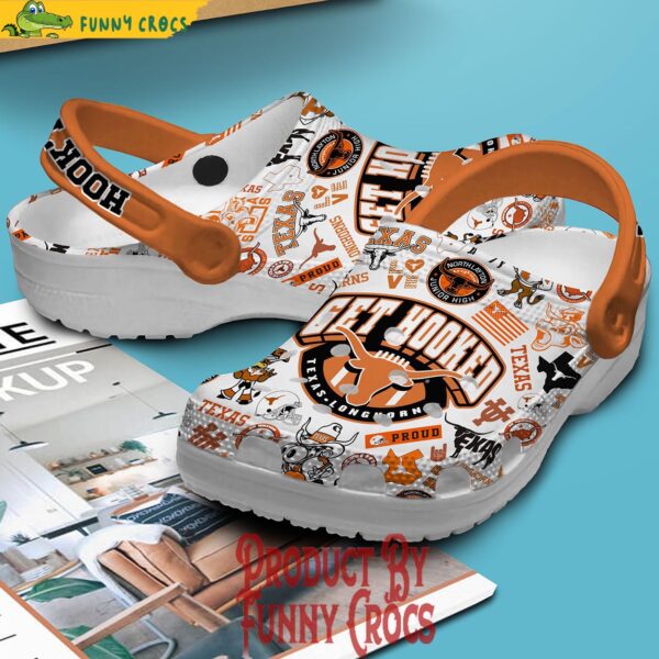 Texas Longhorn Hook em Get Hooked Crocs Slippers 3.jpg