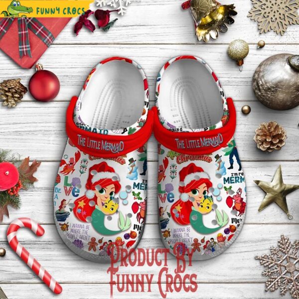 The Little Mermaid Merry Christmas Crocs 1.jpg