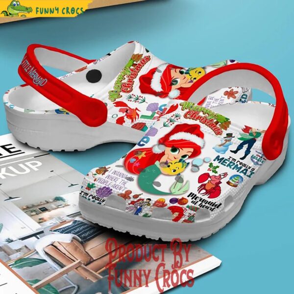 The Little Mermaid Merry Christmas Crocs 2.jpg