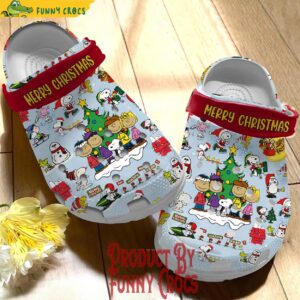 The Peanuts Merry Christmas Snoopy Crocs Shoes 1.jpg