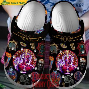 Tool Band Skull Black Crocs Shoes 1.jpg