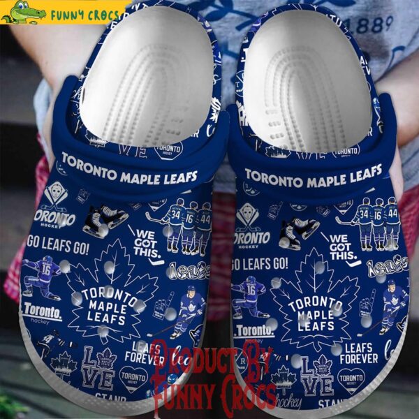 Toronto Maple Leafs Crocs For Adults 1.jpg