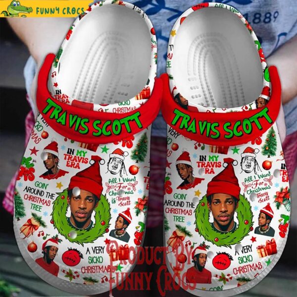 Travis Scott Christmas Crocs Shoes 1.jpg