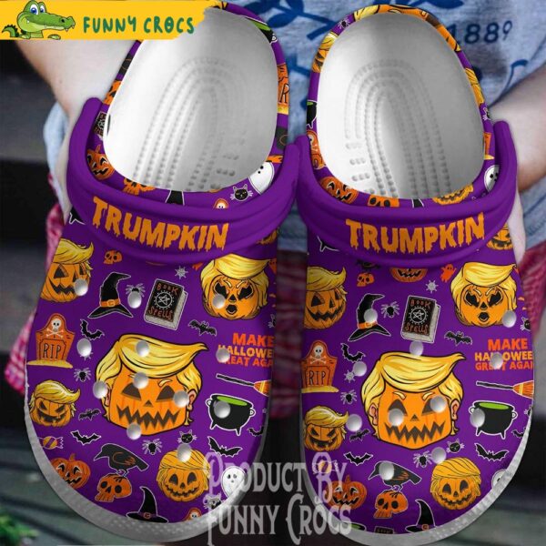 Trumpkin Happy Halloween Crocs Clogs 1.jpg