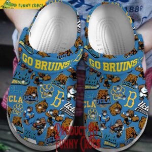 UCLA Bruins Football Blue Crocs Shoes 1.jpg