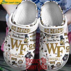 Wake Forest Demon Deacons Baseball Crocs Slippers 1.jpg