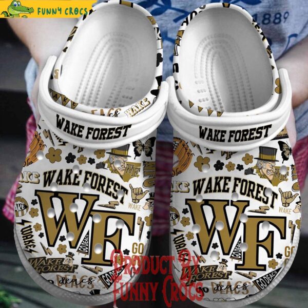 Wake Forest NCAA Baseball Crocs Slippers 1.jpg