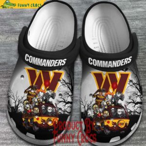 Washington Commanders Halloween Black Crocs 1.jpg